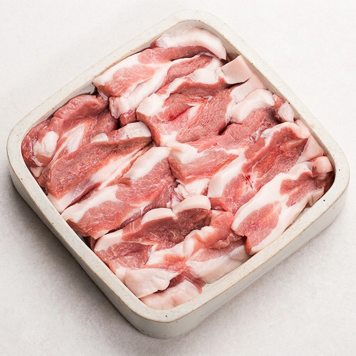 돈팡 한돈 꼬들살, 구이/찌개용, 400g, 2개