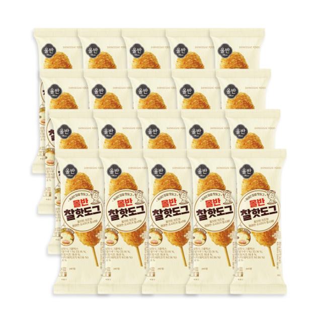 올반 찰핫도그, 80g, 30개