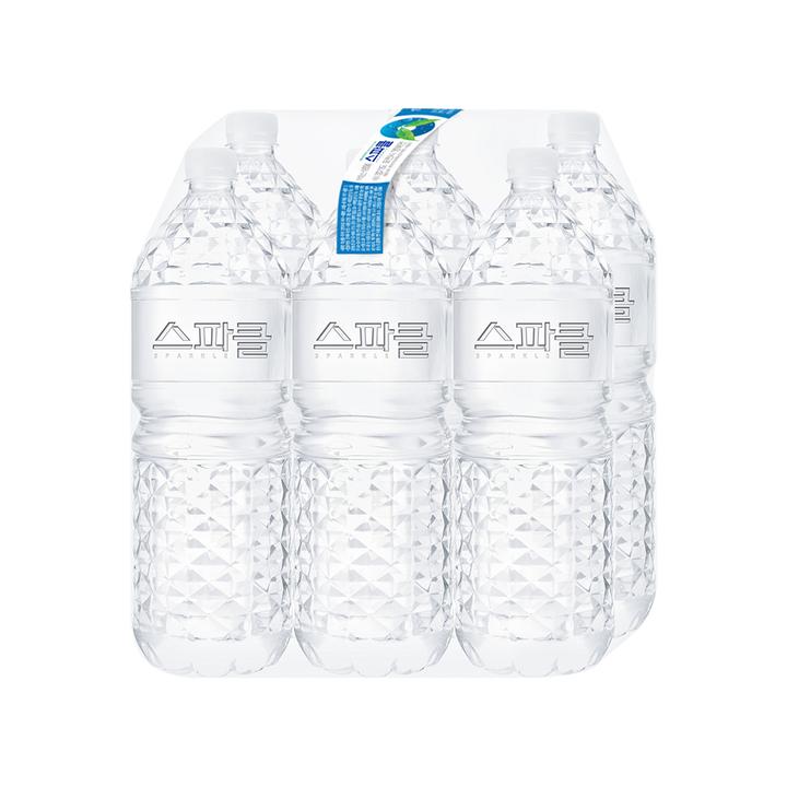 스파클 생수, 무라벨, 2L, 12개