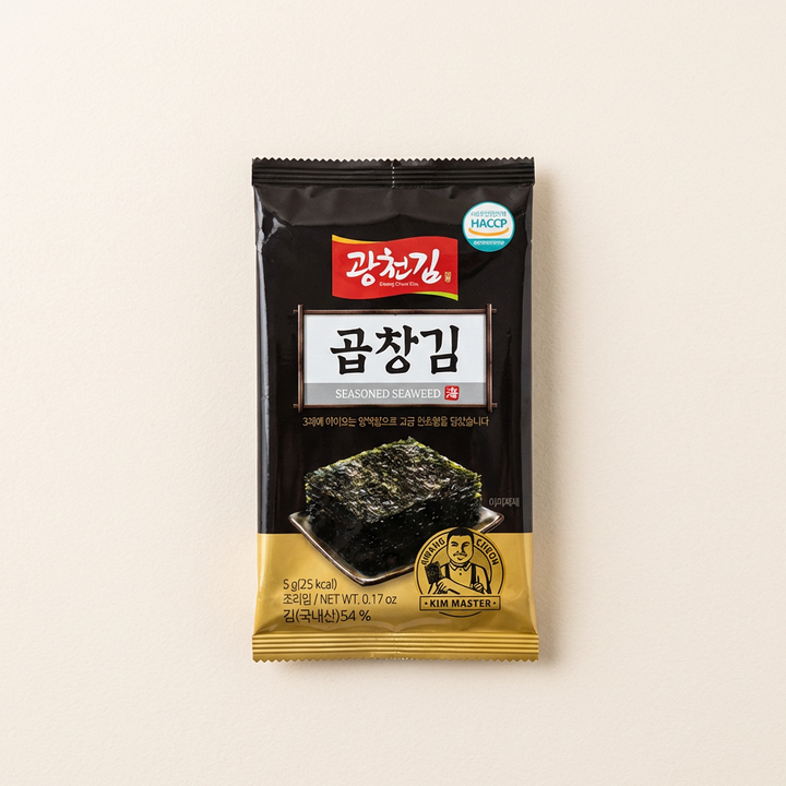 광천김 곱창김, 도시락김, 5g, 32개