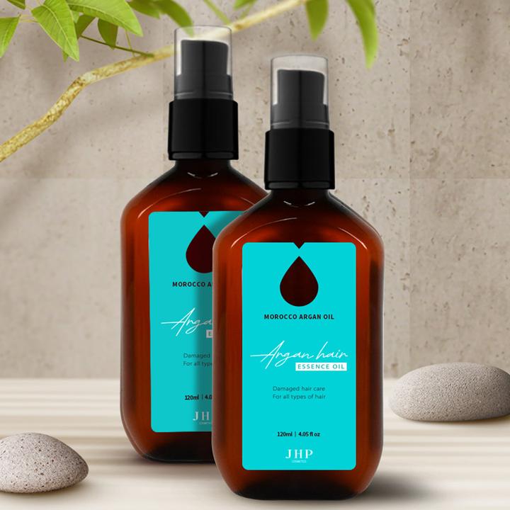 JHP 아르간 헤어 에센스 오일, 120ml, 2개